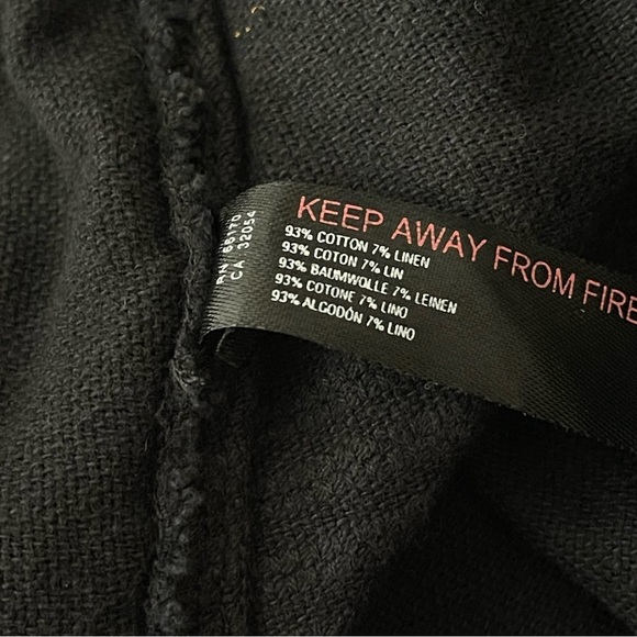 Free People Aint Nothin Like It Skort Set Small Black Crop Top Wrap Skirt - Picture 11 of 11